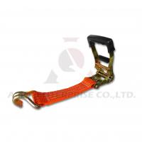 A.I.Q.捆绑带专家- LT0317B 货物捆绑带 2” x30cm 短边J钩+重型棘轮塑胶护把手手拉器