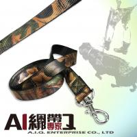 A.I.Q.捆绑带专家- LT2335A 狗牵绳 2.5cm x 100cm 各种犬种狗牵绳 落叶迷彩